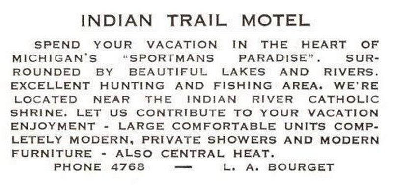 Indian Trail Motel - Vintage Postcard (newer photo)